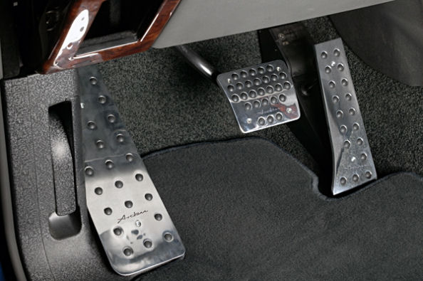 Arden Aluminium Pedal set for Range Rover LM chromed - Click Image to Close
